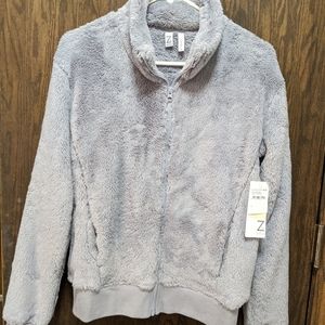 Zella zip up faux shearling